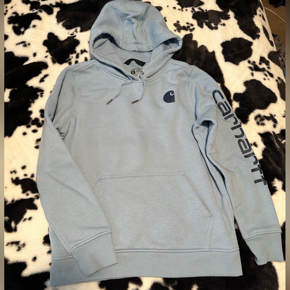 Women’s Carhartt Hoodie, size M, light blue